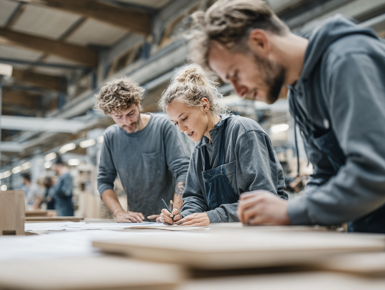 Bild: Ausbildung bei der Tischlerei Jerosch